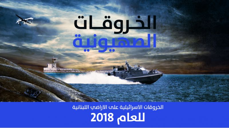 الخروقات الصهيونية على الأراضي اللبنانية للعام 2018