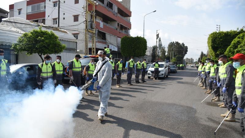 الهيئة الصحية تنظّم حملة تعقيم واسعة في شوارع صيدا والغازية