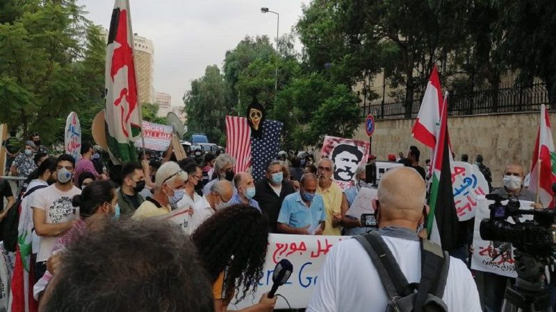 اعتصام أمام السفارة الفرنسية للمطالبة بالإفراج عن جورج عبدالله