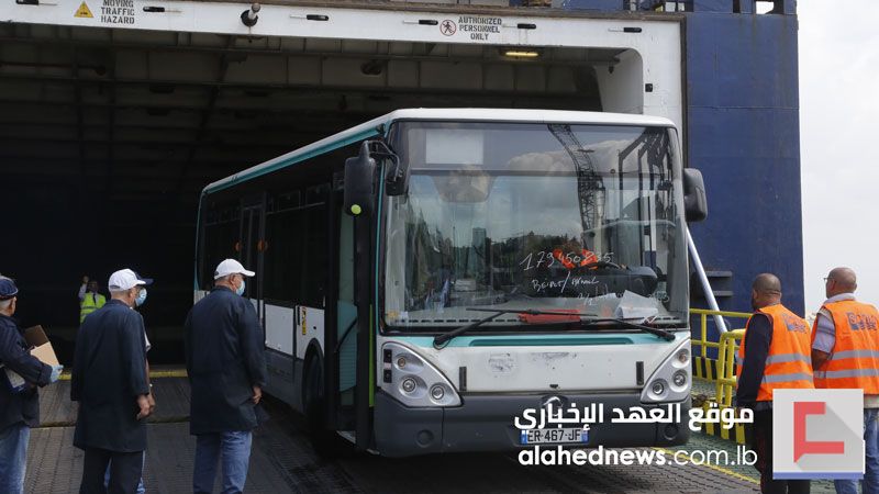 هبة الـ50 حافلة فرنسية تصل لبنان.. وحمية:  لزيادة الإيرادات دون المساس بجيوب المواطنين