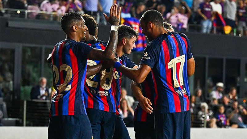 فوز كاسح لبرشلونة على انتر ميامي