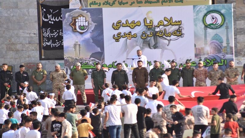 بالصور: &quot;سلام يا مهدي&quot; في سنجار.. الحشد الشعبي يلبّي في المشاركة والحماية