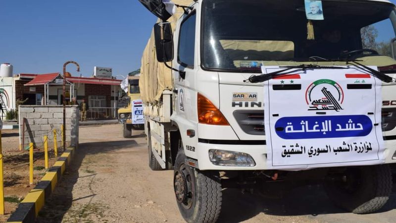 بالصور: من الأنبار.. انطلاق قافلة &quot;حشد الإغاثة&quot; الى سوريا