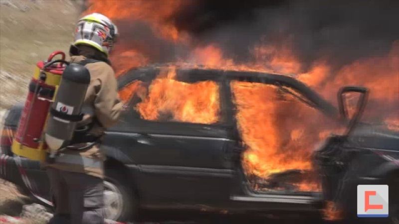 مناورة حيّة للدفاع المدني - الهيئة في البقاع الغربي