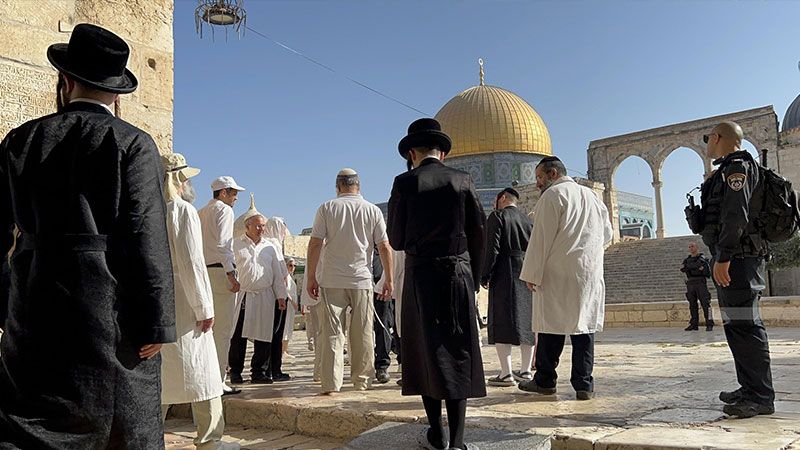 تزامنًا مع &quot;عيد الغفران&quot;.. عشرات المستوطنين يواصلون اقتحام باحات المسجد الأقصى