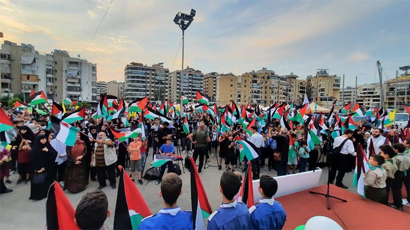 بالصور والفيديوهات: الضاحية الجنوبية تحتفل بعملية &quot;طوفان الأقصى&quot;