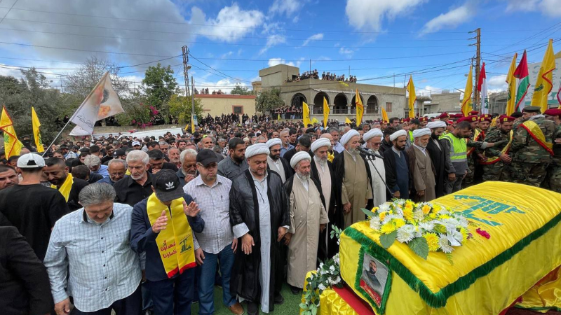 حزب الله وجماهير المقاومة يشيّعون الشّهيد محمد كوراني في ياطر