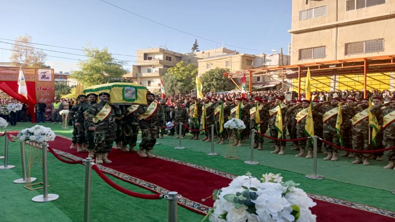 بالصور| تشييع الشهيد القائد المجاهد على طريق القدس أحمد وهبي في بعلبك&nbsp;