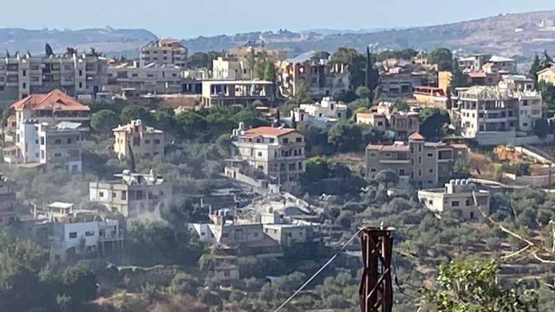 لبنان| غارة صهيونية تستهدف بلدة عربصاليم