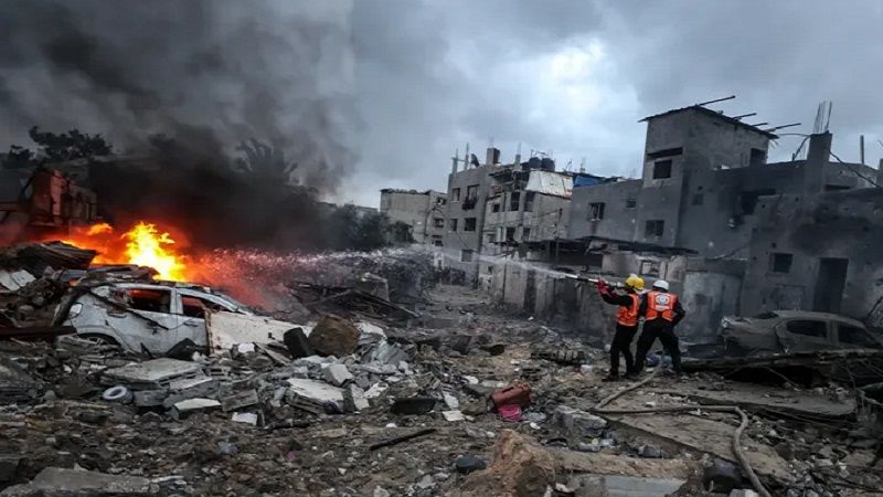 فلسطين وصول 13 جريحًا إلى مستشفى العودة في تل الزعتر جراء استهداف مواطنين في مخيم جباليا شمالي قطاع غزة