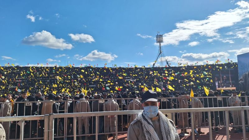 بالصور| امتلاء مدارج المدينة الرياضية في بيروت بالمشاركين واستمرار تدفّق الوفود الشعبية والرسمية إليها